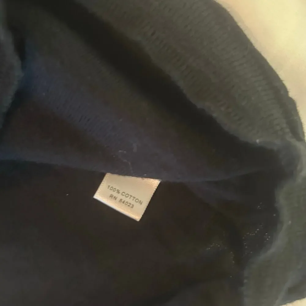 Banana Republic Cotton Black Cardigan short sleeve soft V neck Women XL